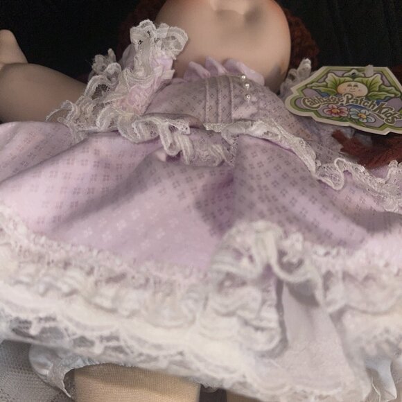 Cabbage Patch Kids Porcelain Collection Doll With Dress & Certificate Of Authent - Picture 12 of 16